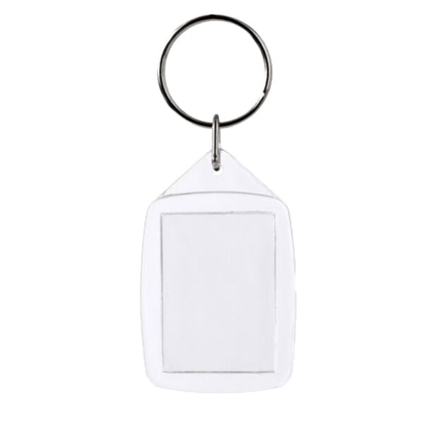 Rectangle Smooth Edge Keyring Thumbnail