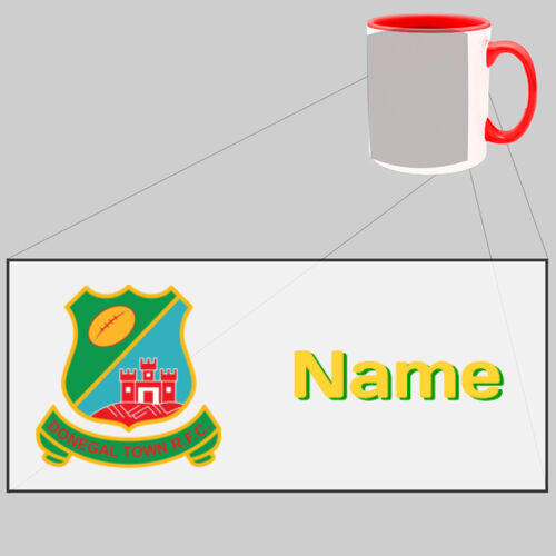 Donegal Town RFC Custom Name - Two Tone Mug Thumbnail