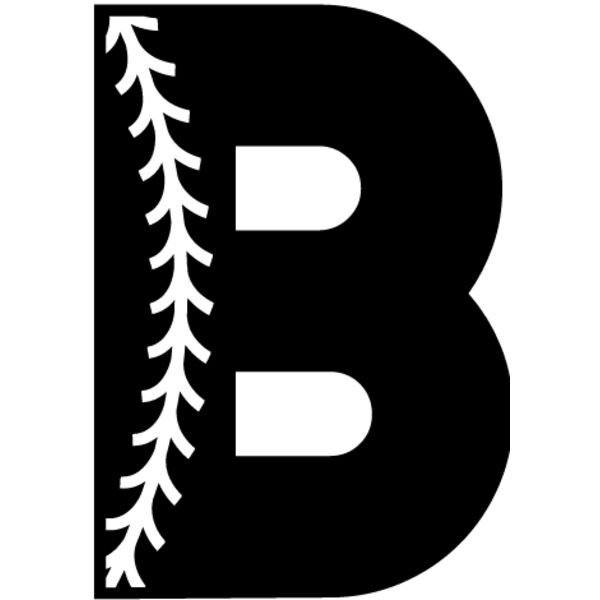 Baseball Alphabet B left Thumbnail