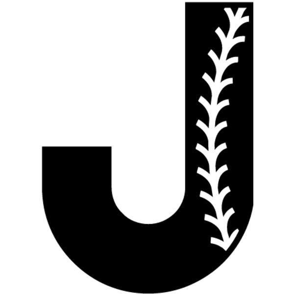 Baseball Alphabet J right Thumbnail
