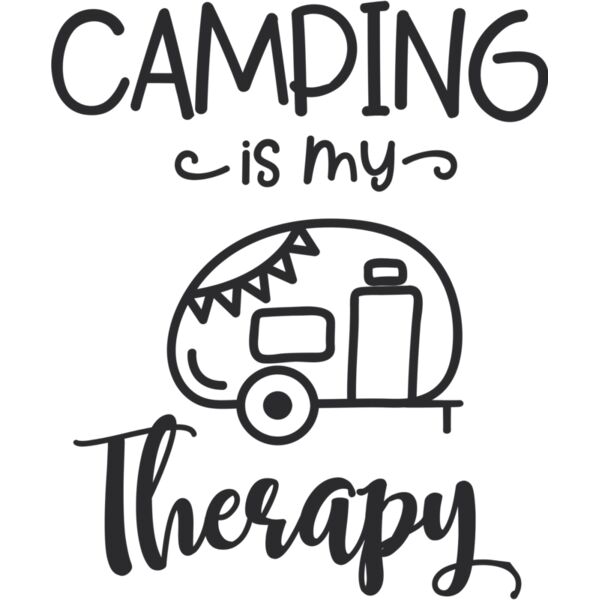 Camping is my therapy Thumbnail