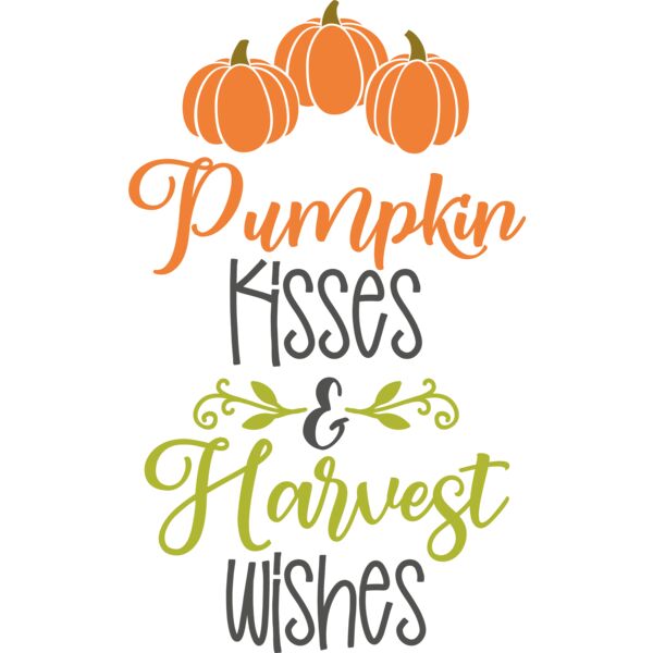 pumpkin kisses and harvest wishes Thumbnail